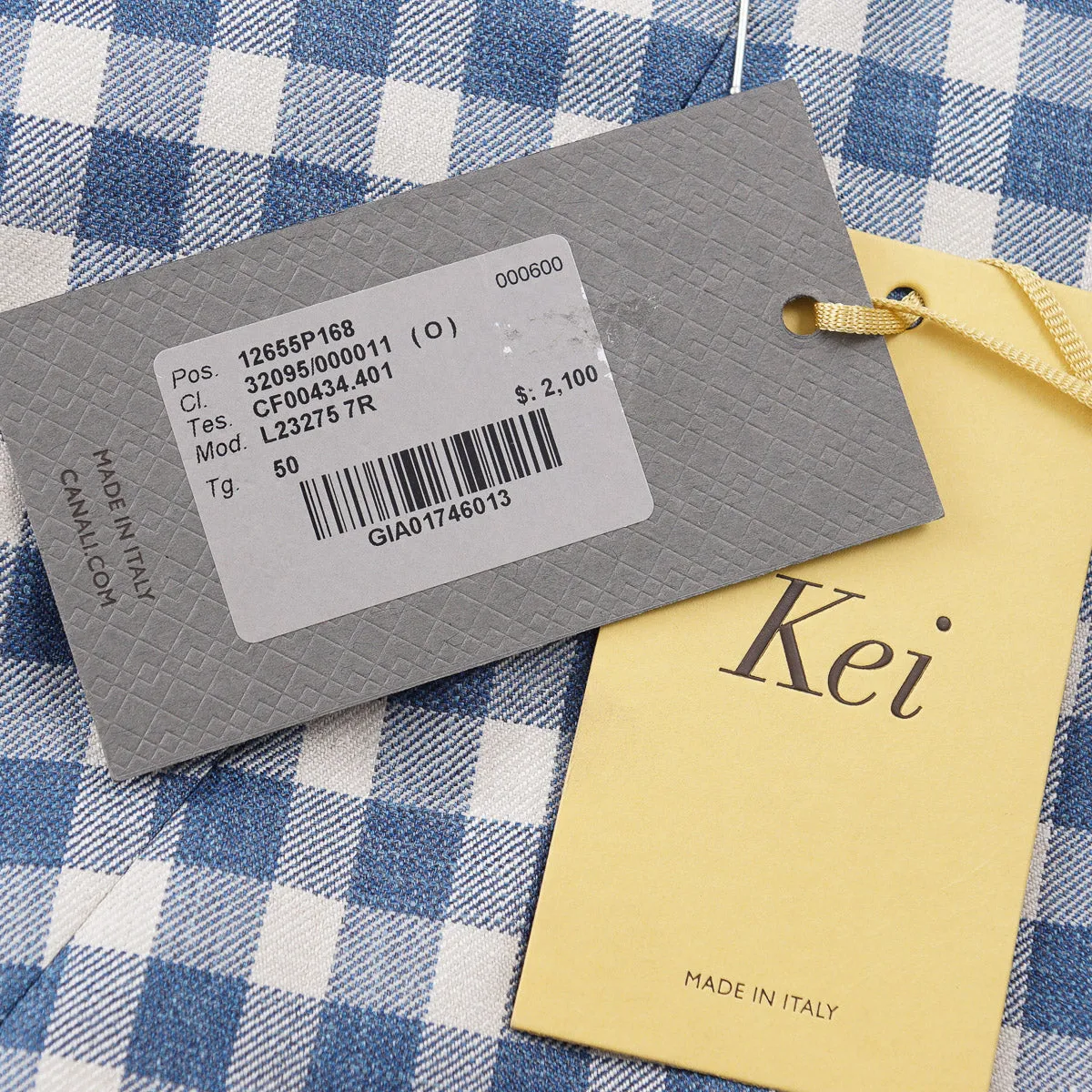 Canali Wool-Silk-Linen 'Kei' Sport Coat