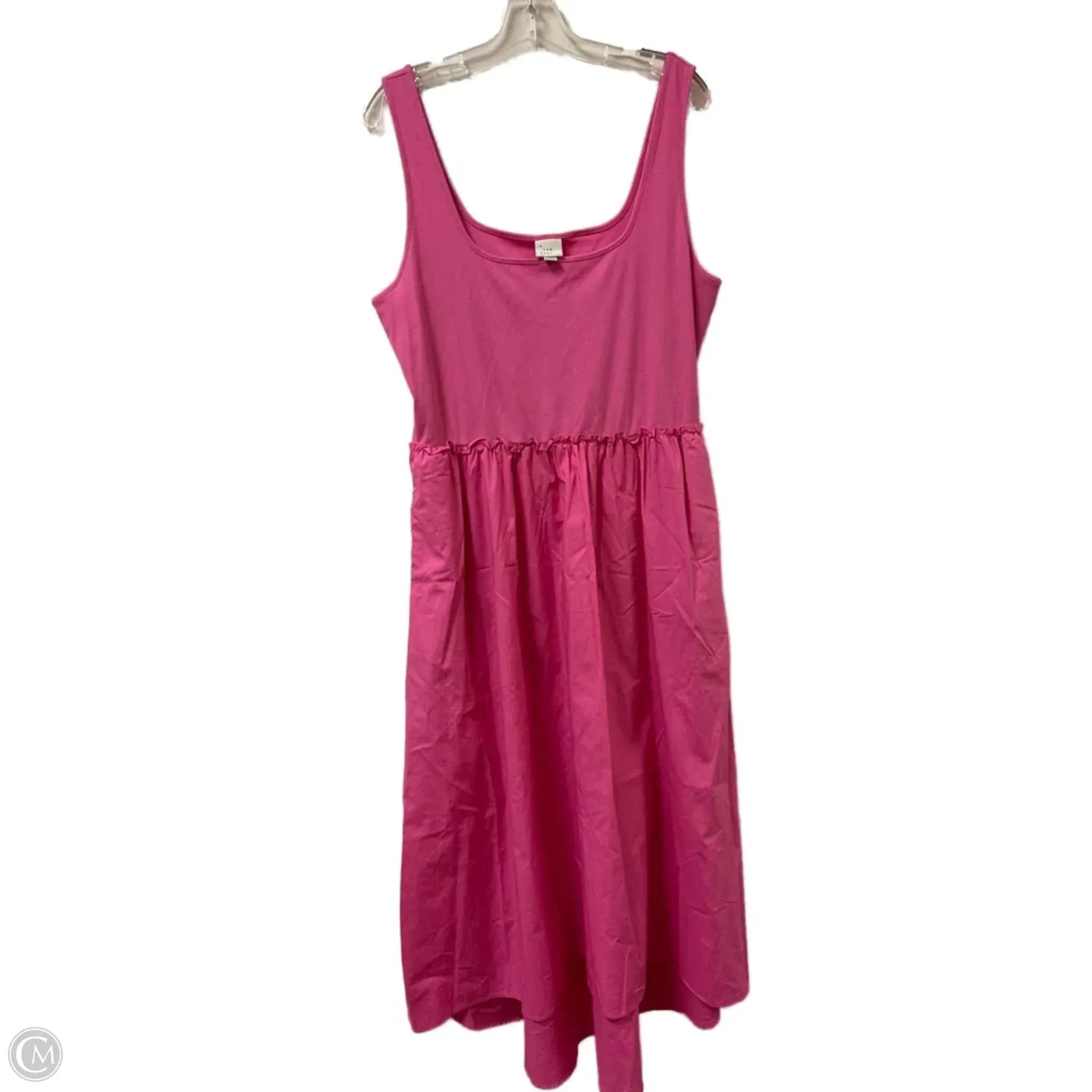 Dress Casual Maxi By A New Day In Pink. Size: Xl
