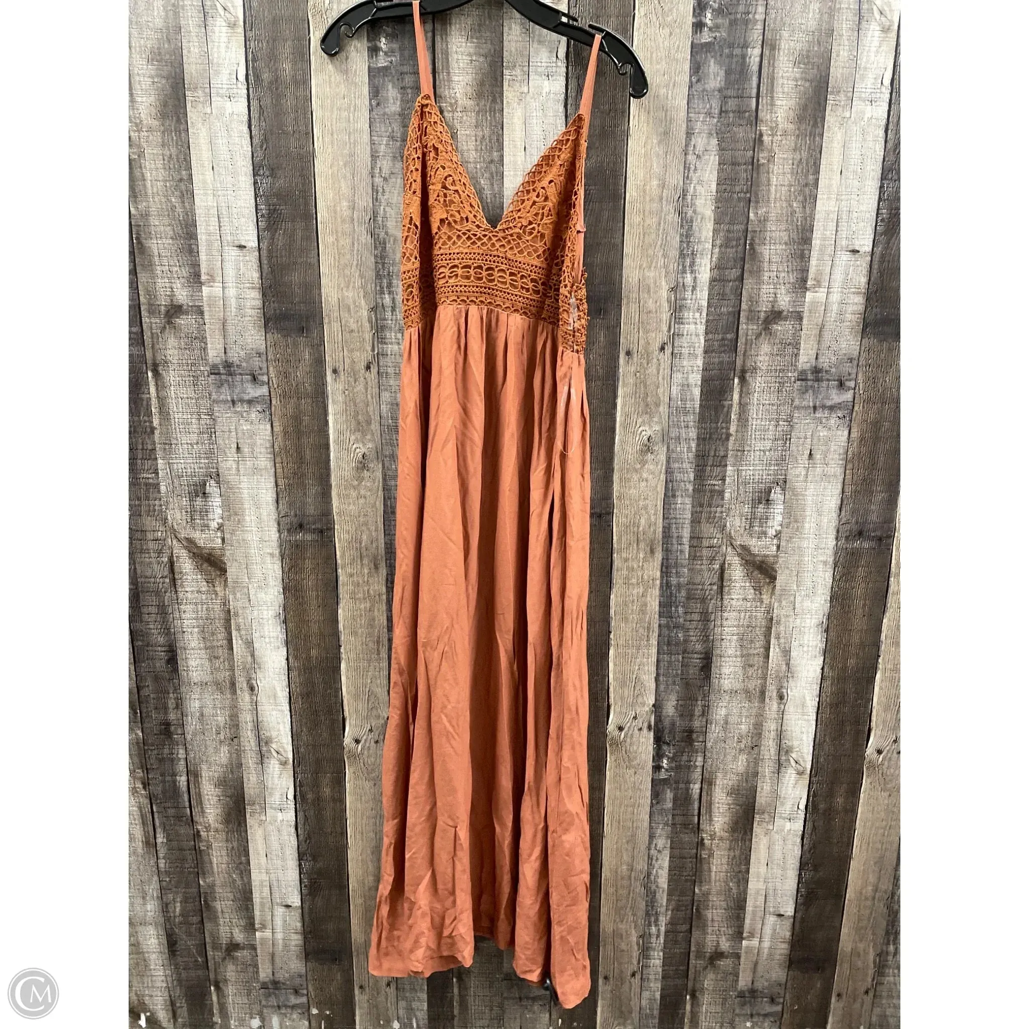Dress Casual Maxi By Cozy In Bronze. Size: M