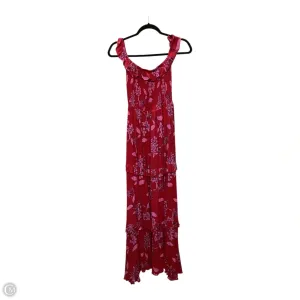 Dress Casual Maxi By Express In Red. Size: Xs