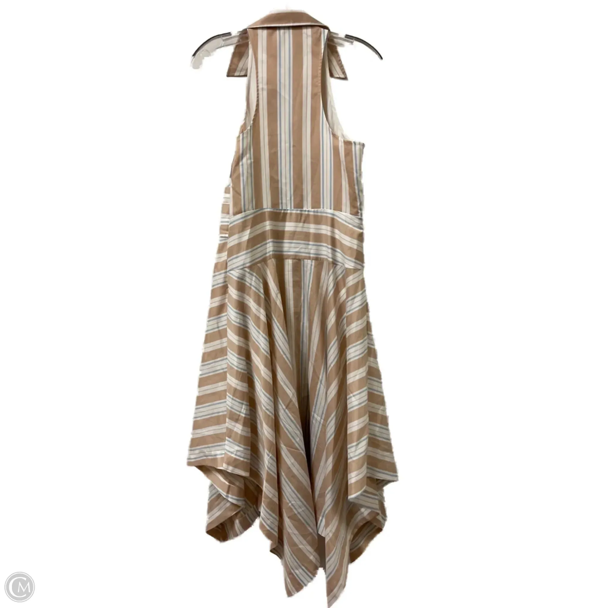 Dress Casual Maxi By Maeve In Blue & Cream. Size: M