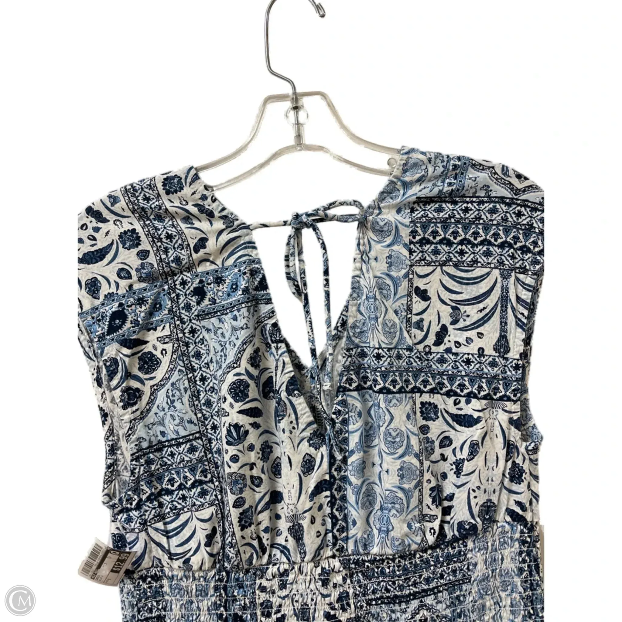 Dress Casual Maxi By Old Navy In Blue & White. Size: S