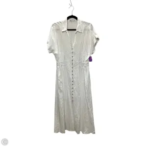 Dress Casual Maxi By Zara In White. Size: L