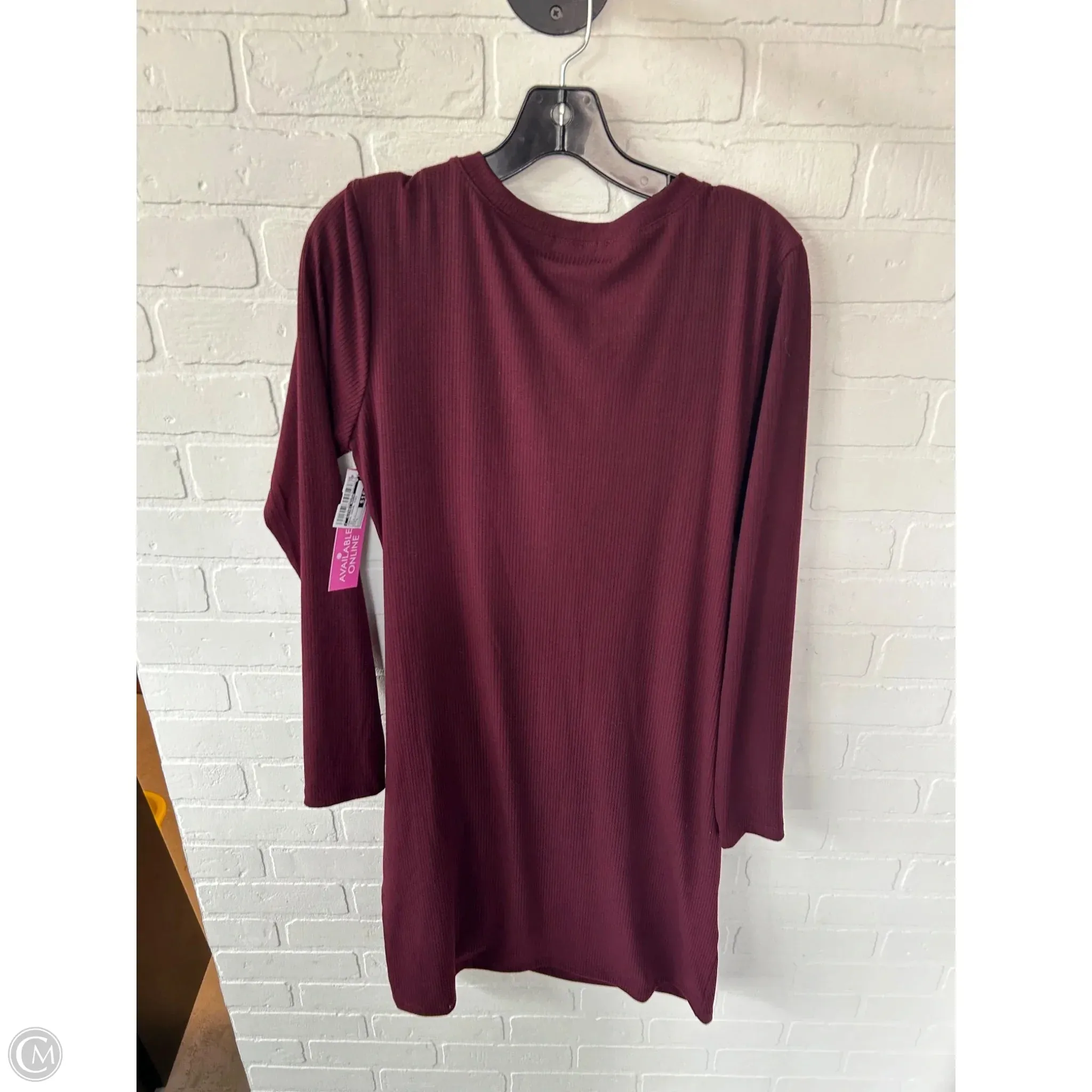 Dress Casual Midi By Clothes Mentor In Red. Size: L