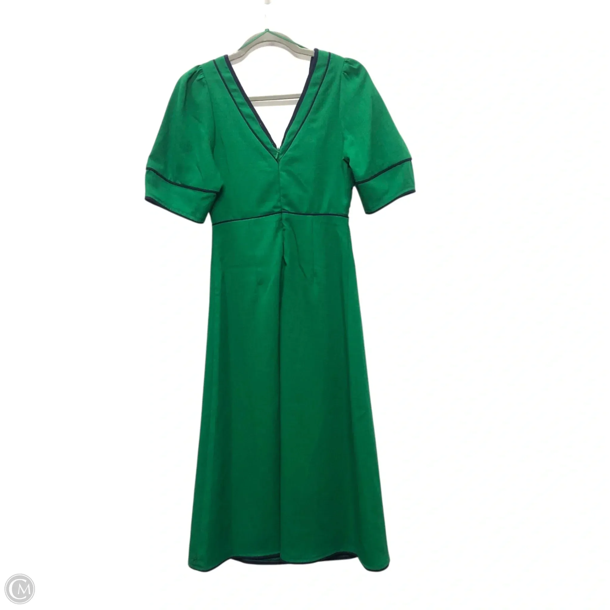 Dress Casual Midi By Cmc In Green. Size: Xs