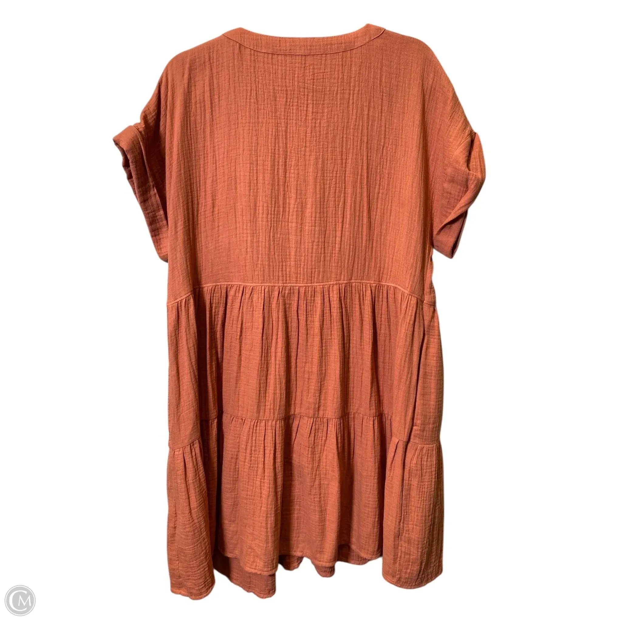 Dress Casual Midi By Madewell In Orange. Size: L