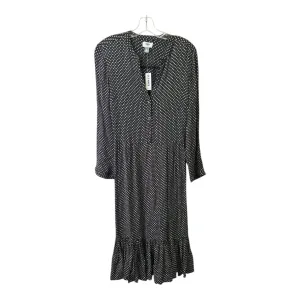 Dress Casual Midi By Old Navy In Black & White. Size:M