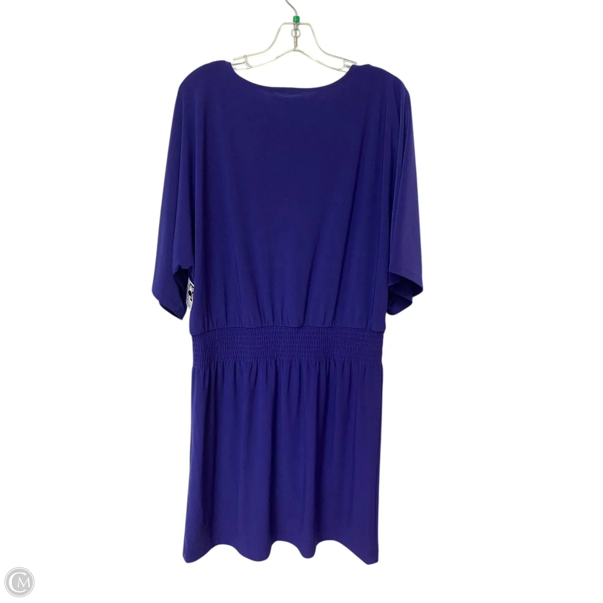 Dress Casual Midi By White House Black Market In Purple. Size: L