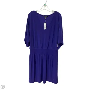 Dress Casual Midi By White House Black Market In Purple. Size: L