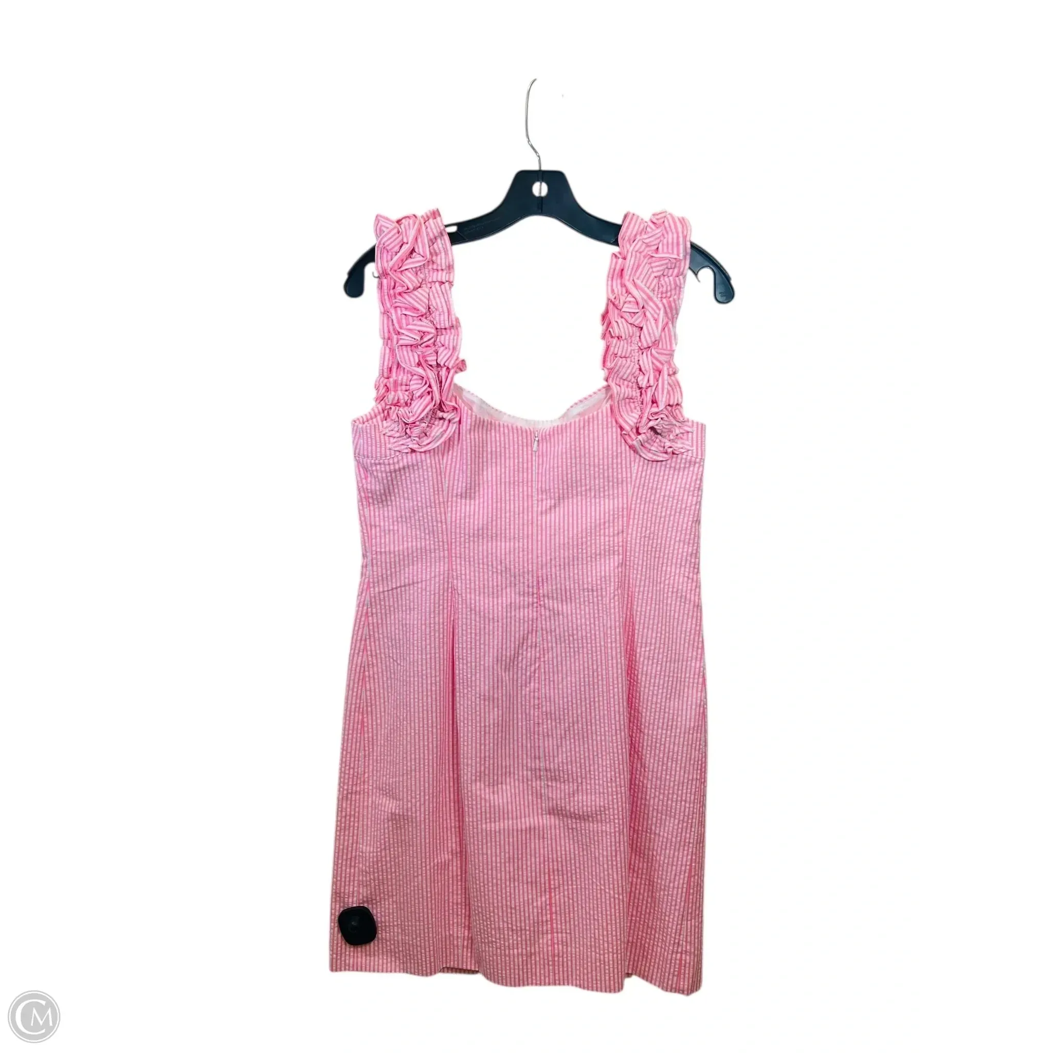 Dress Casual Short By Lilly Pulitzer In Pink & White. Size: M