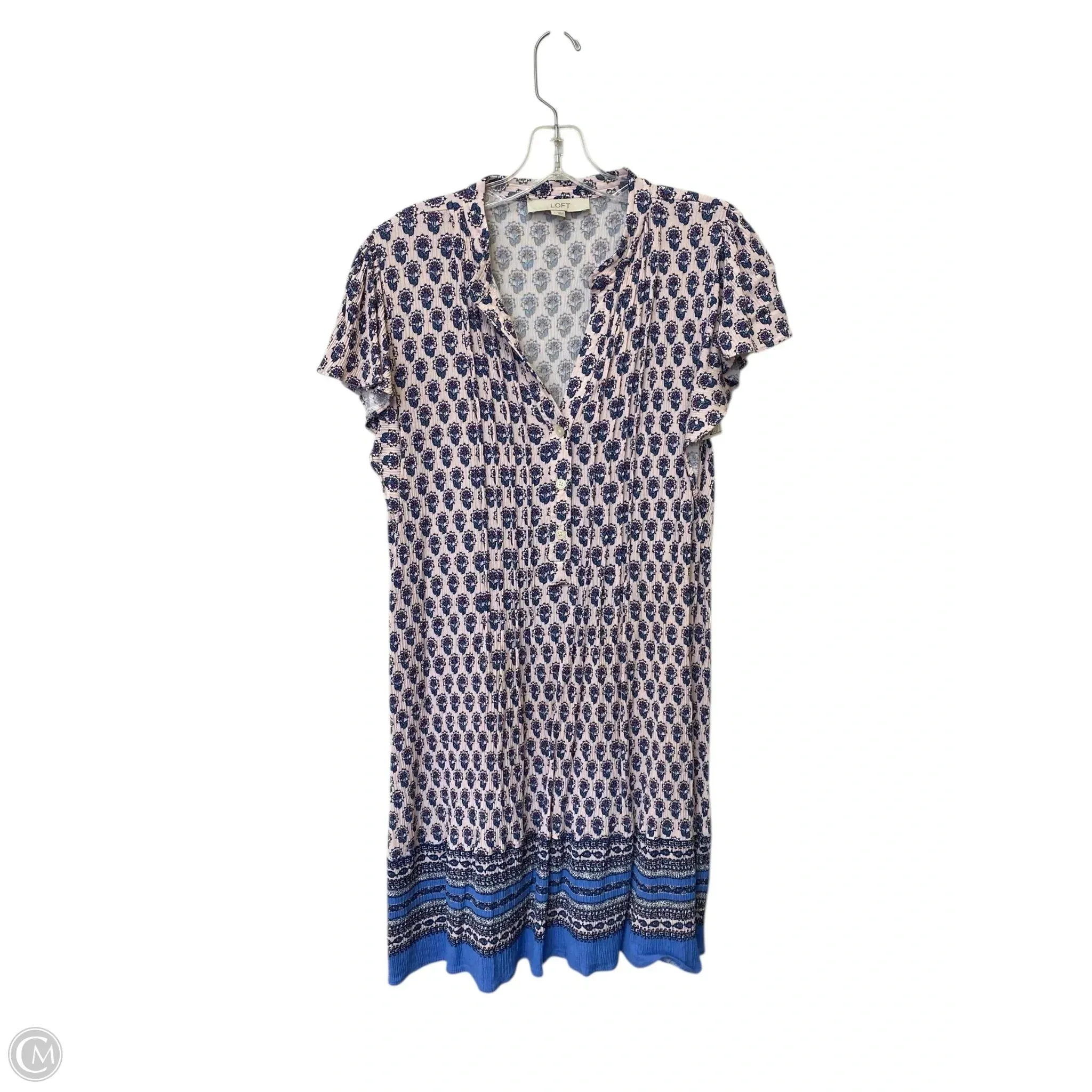 Dress Casual Short By Loft In Blue. Size: L