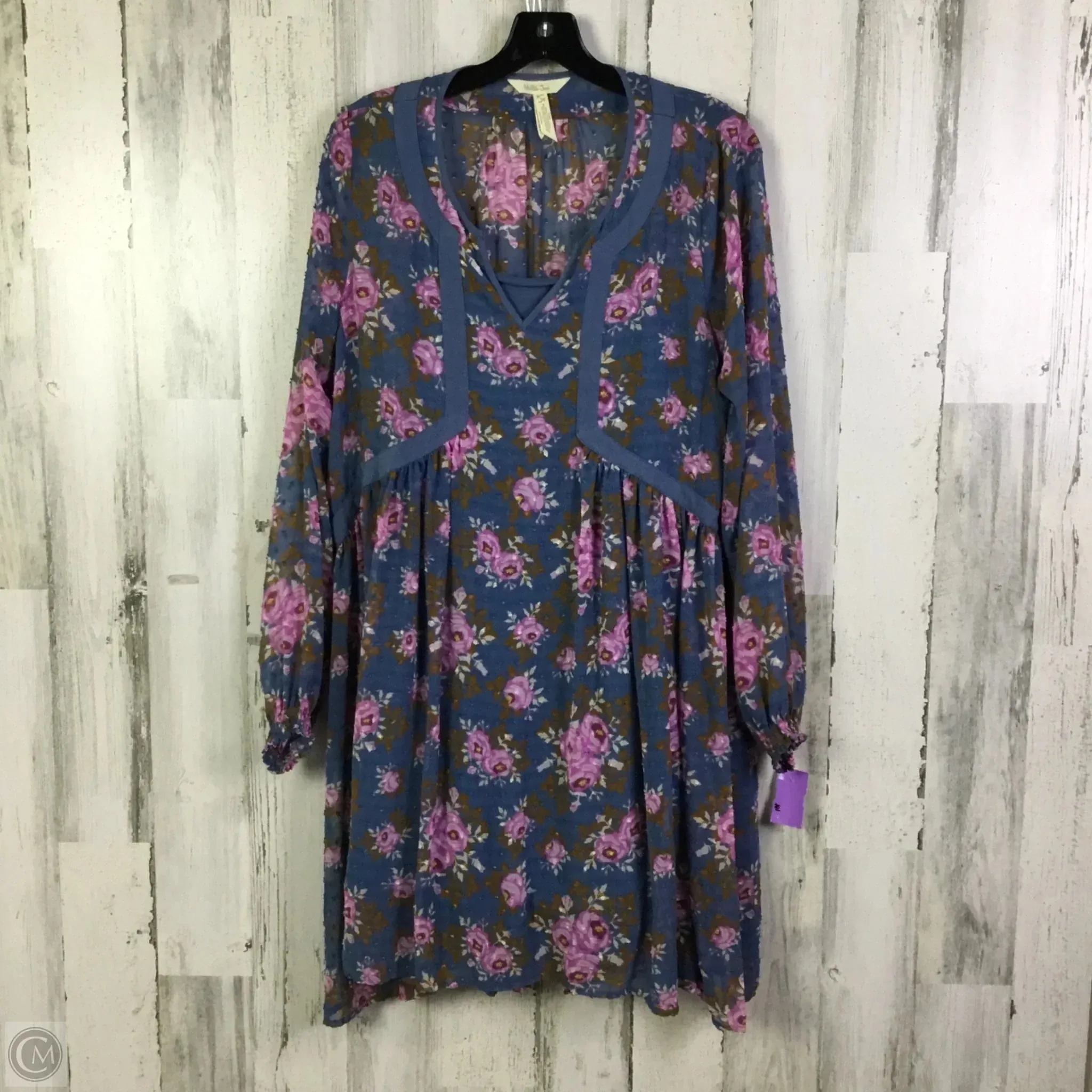 Dress Casual Short By Matilda Jane In Blue. Size: Xl