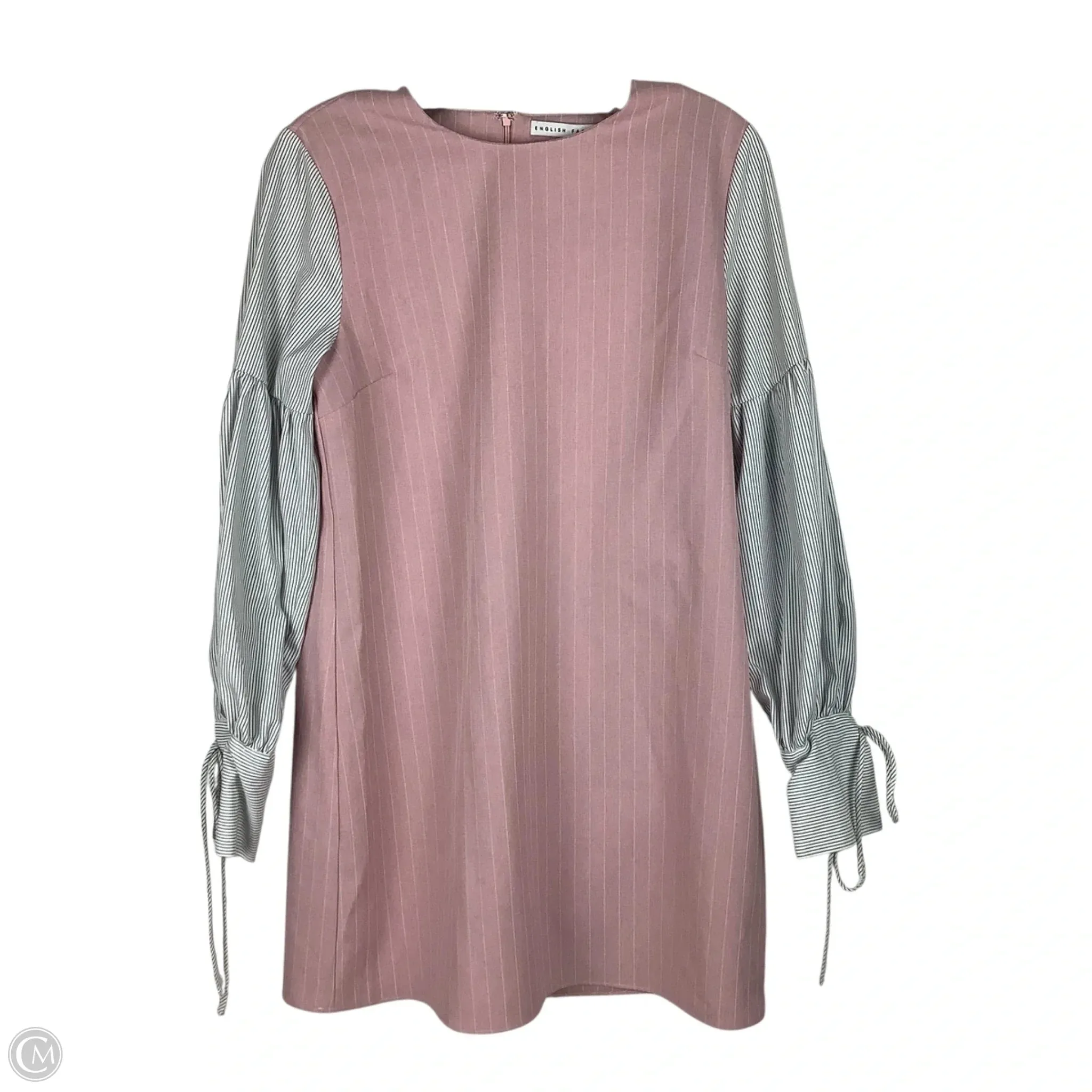 Dress Work By English Factory In Grey & Pink. Size: S