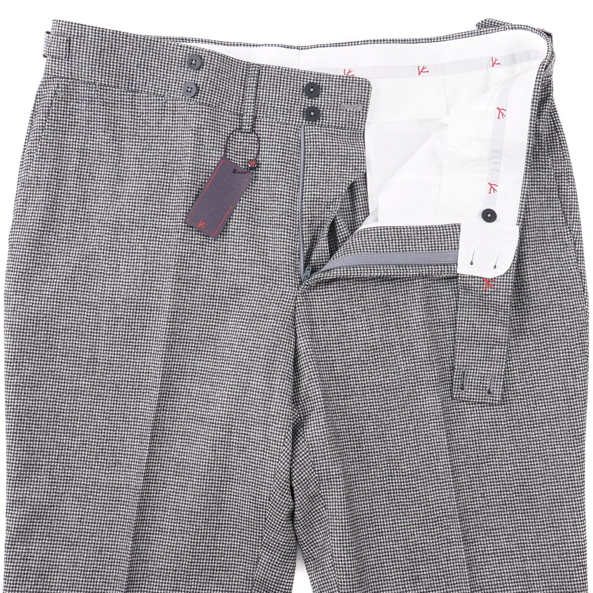 Isaia 'Casalnuovo' Wool-Cashmere Pants