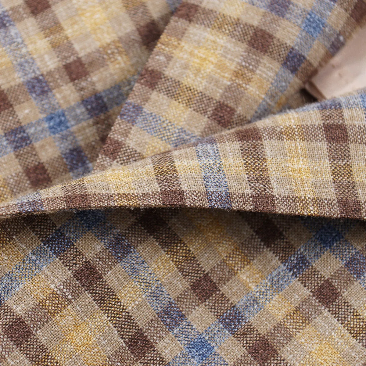 Isaia Woven Wool-Silk-Linen Sport Coat