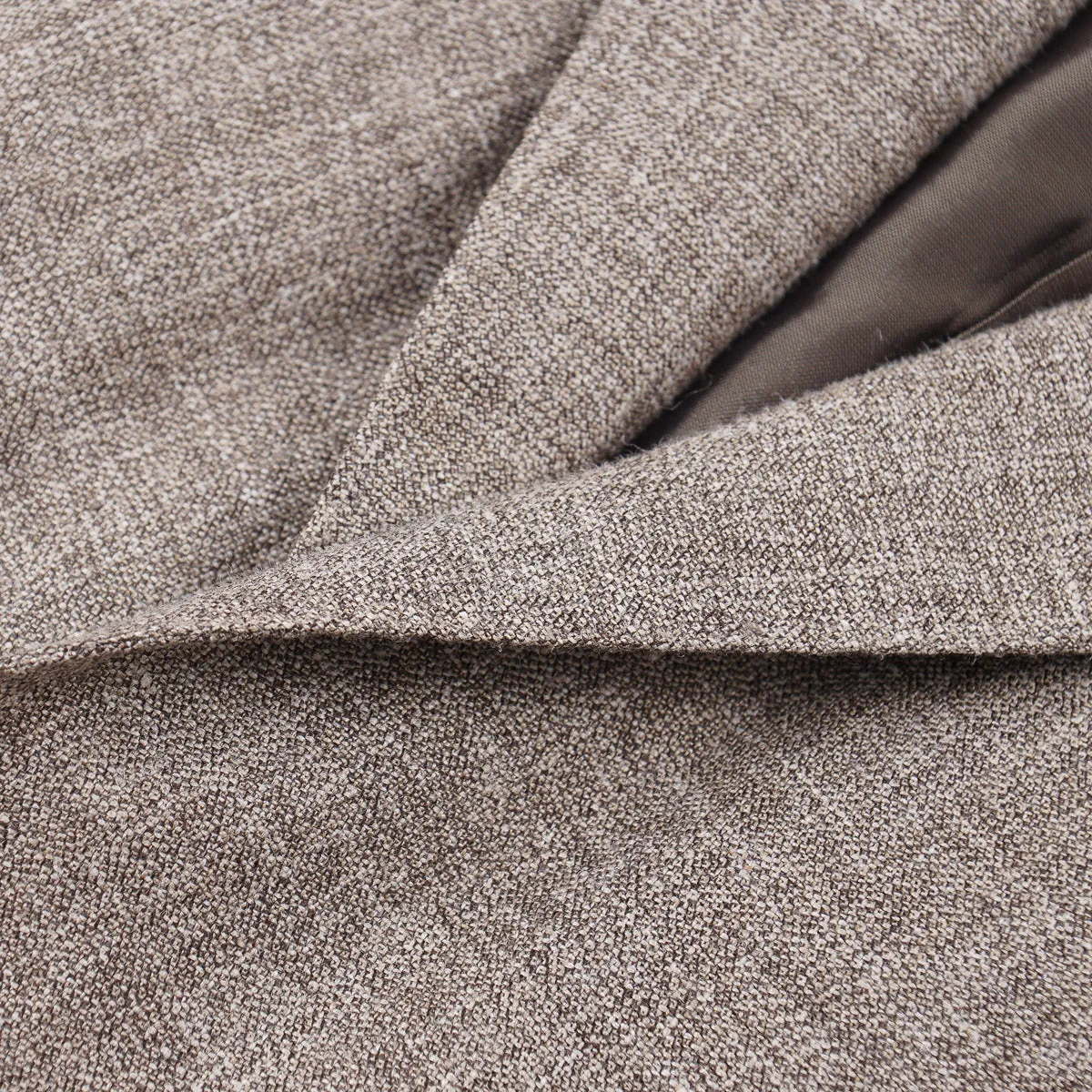 Isaia Woven Wool-Silk-Linen Sport Coat