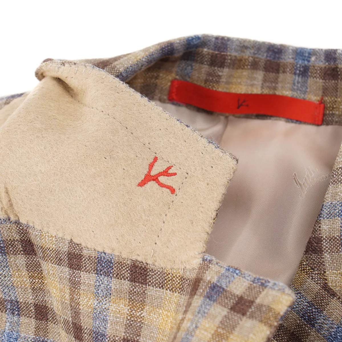 Isaia Woven Wool-Silk-Linen Sport Coat