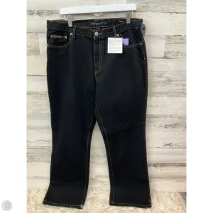 Jeans Boot Cut By Calvin Klein In Black. Size: 14