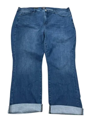 Jeans Cropped By Clothes Mentor In Blue Denim. Size:24