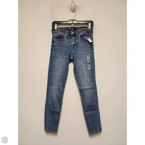 Jeans Skinny By Gap In Blue Denim. Size: 0