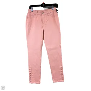 Jeans Straight By Chicos In Peach. Size: 4