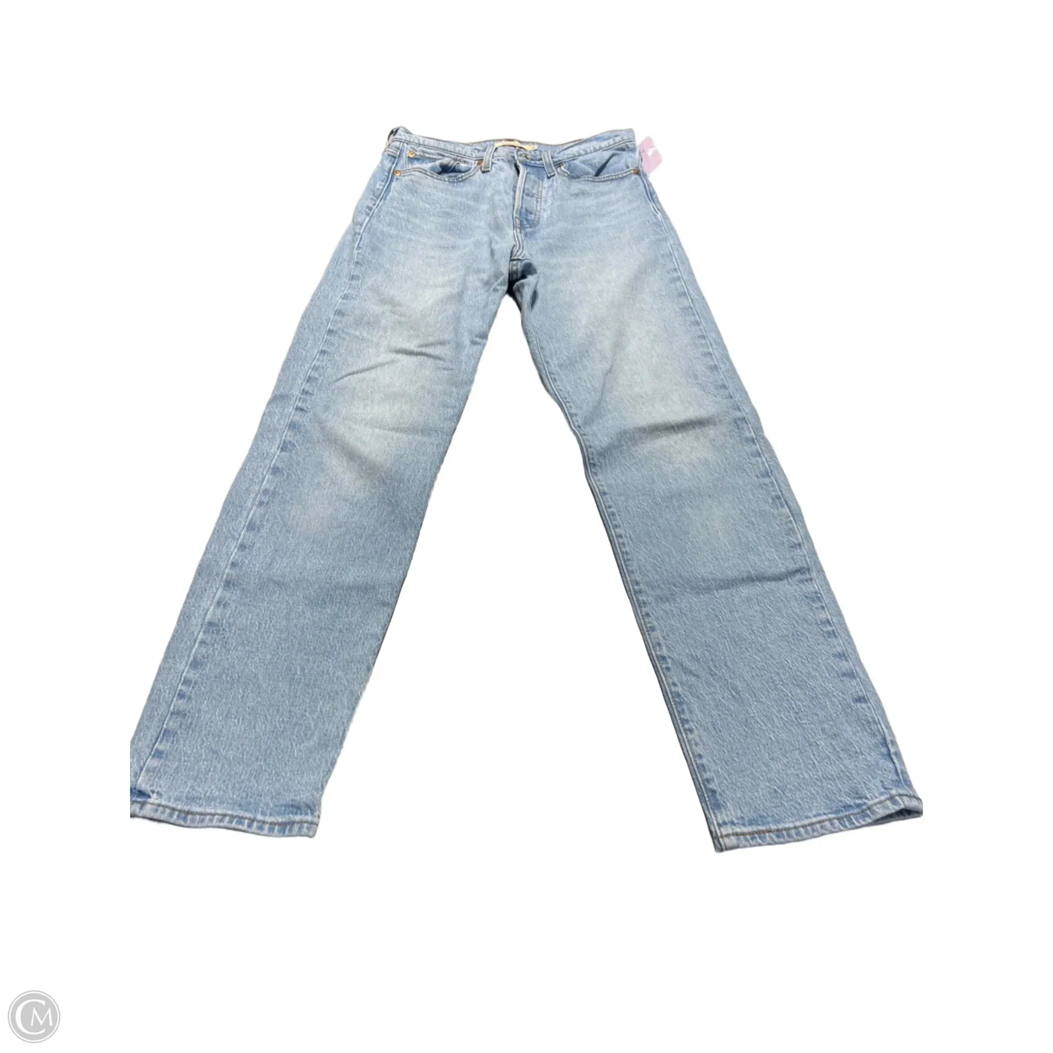 Jeans Straight By Levis In Blue Denim. Size: 4