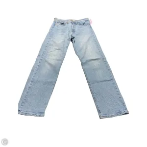 Jeans Straight By Levis In Blue Denim. Size: 4