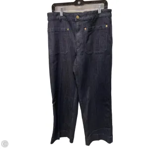 Jeans Straight By Michael By Michael Kors In Blue. Size: 14