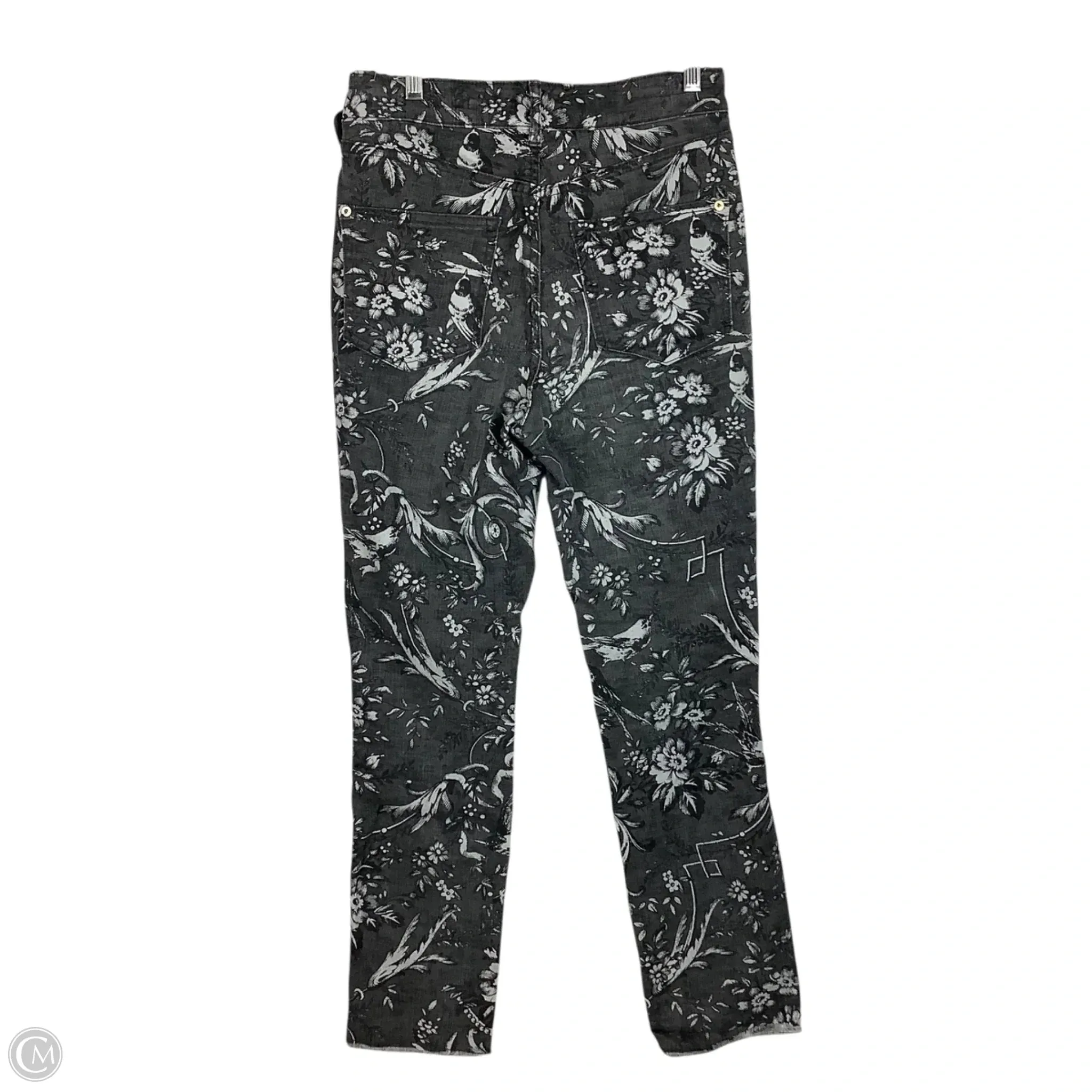 Jeans Straight By Pilcro In Grey Denim. Size: 4