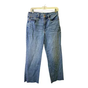 Jeans Wide Leg By J. Crew In Blue Denim. Size:6
