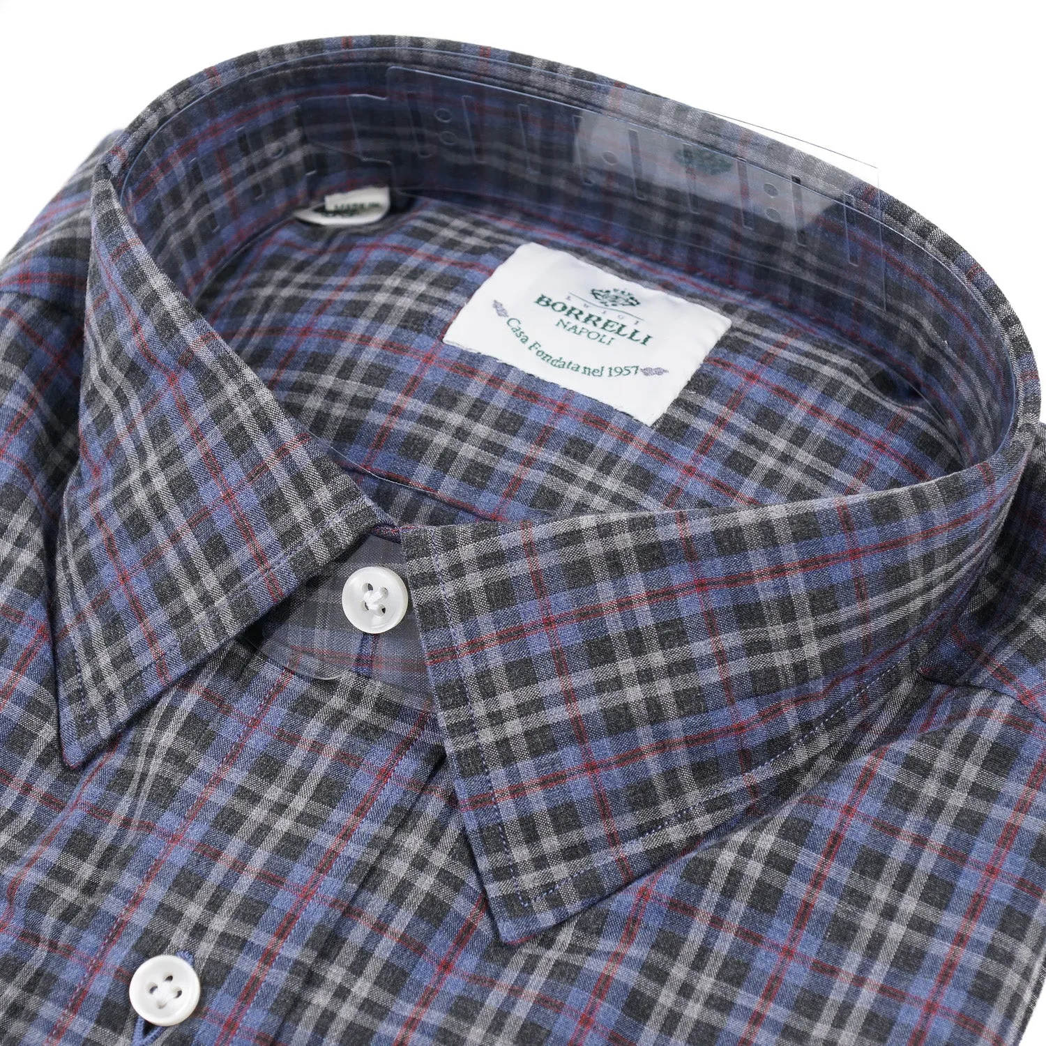Luigi Borrelli Tailored-Fit Cotton Shirt