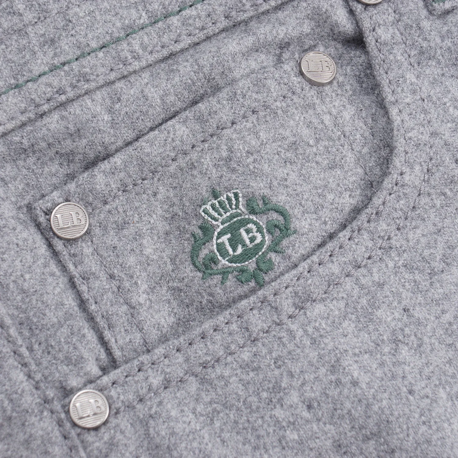 Luigi Borrelli Wool 5-Pocket Pants
