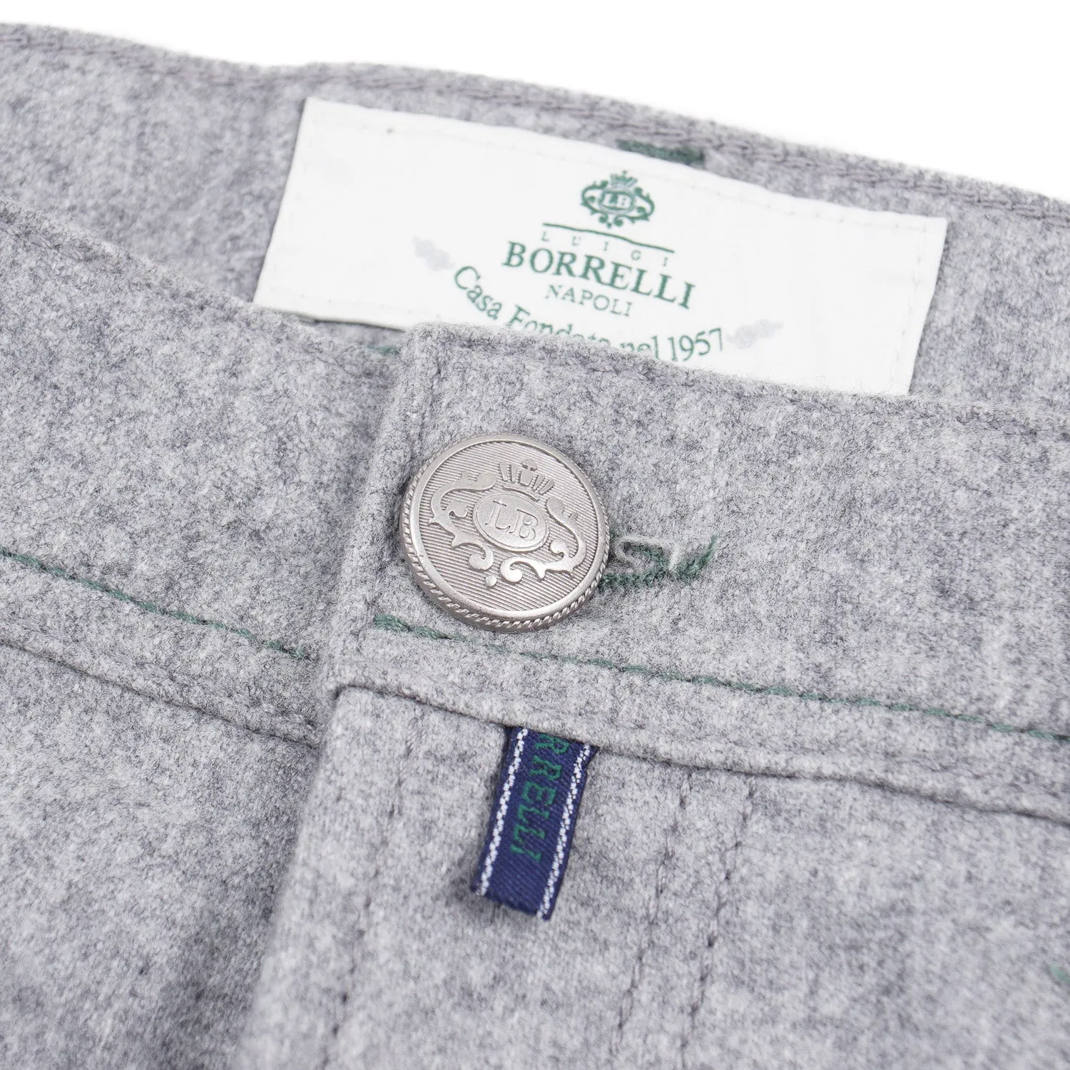 Luigi Borrelli Wool 5-Pocket Pants