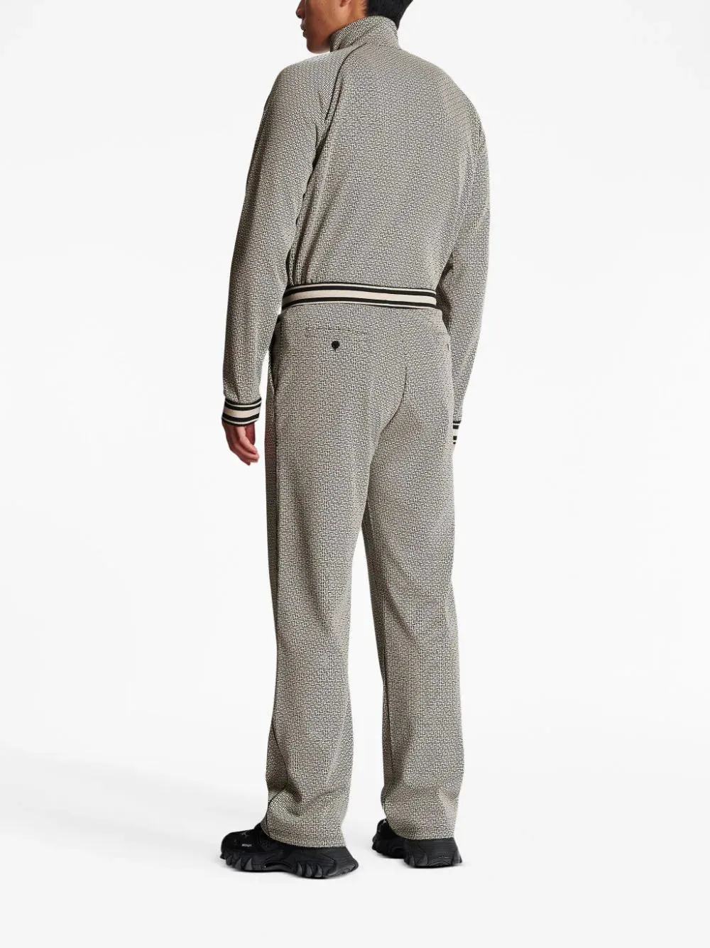 Mini Monogram-Jacquard Track Pants