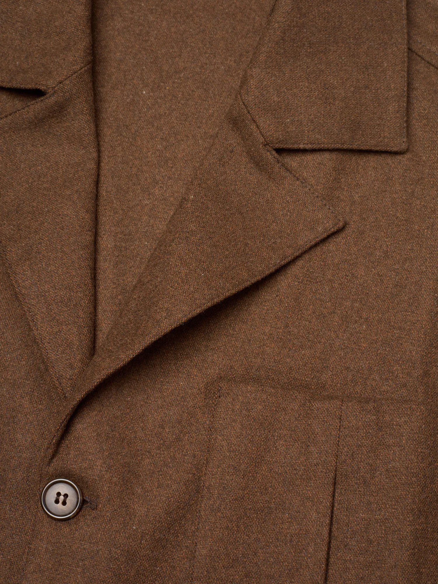 PIETRA SALATA Napoli John Brown Wool Travel Jacket Car Coat NEW XL Slim
