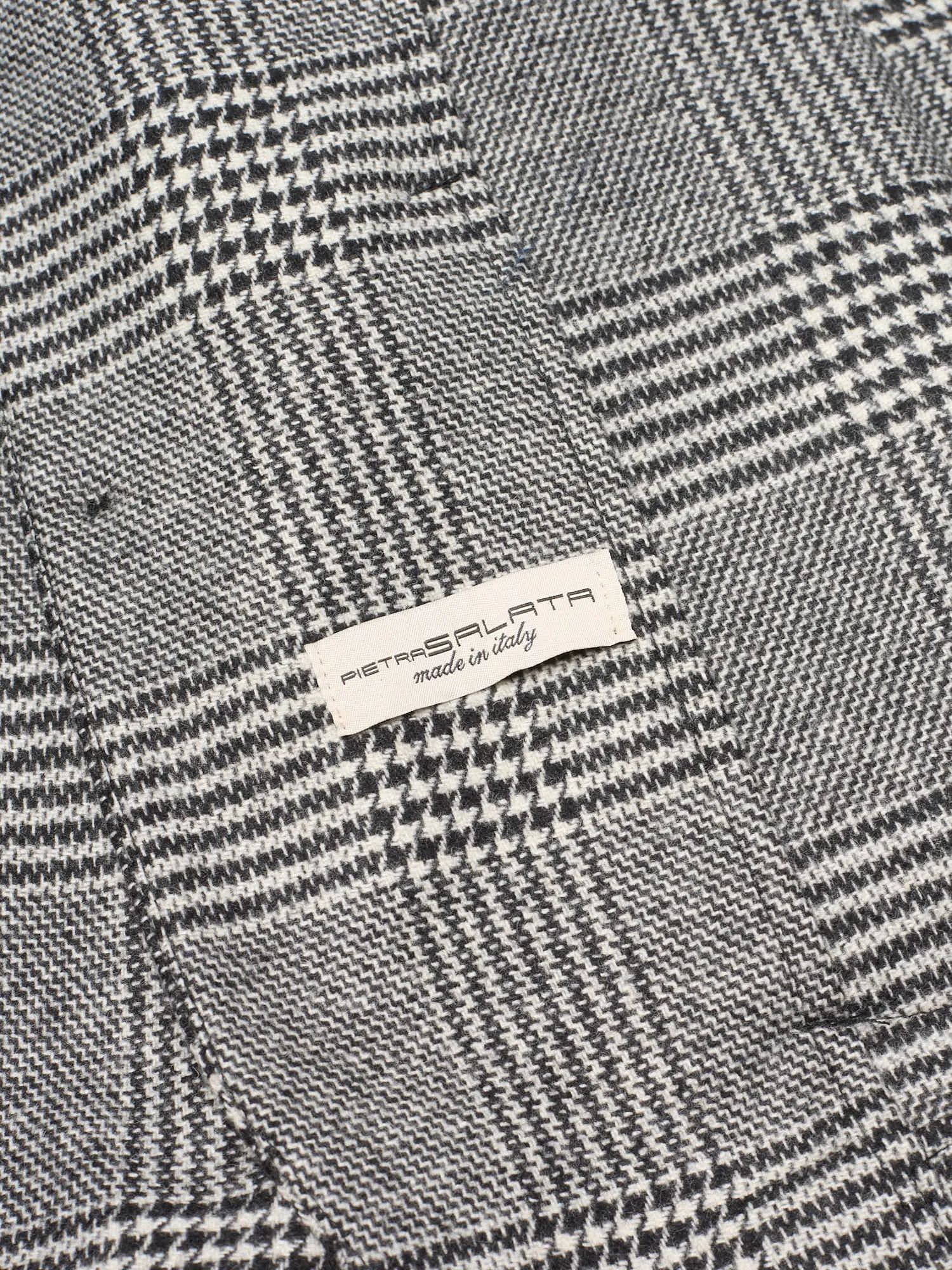 PIETRA SALATA Napoli John Gray Prince of Wales Wool Blend Jacket NEW Slim