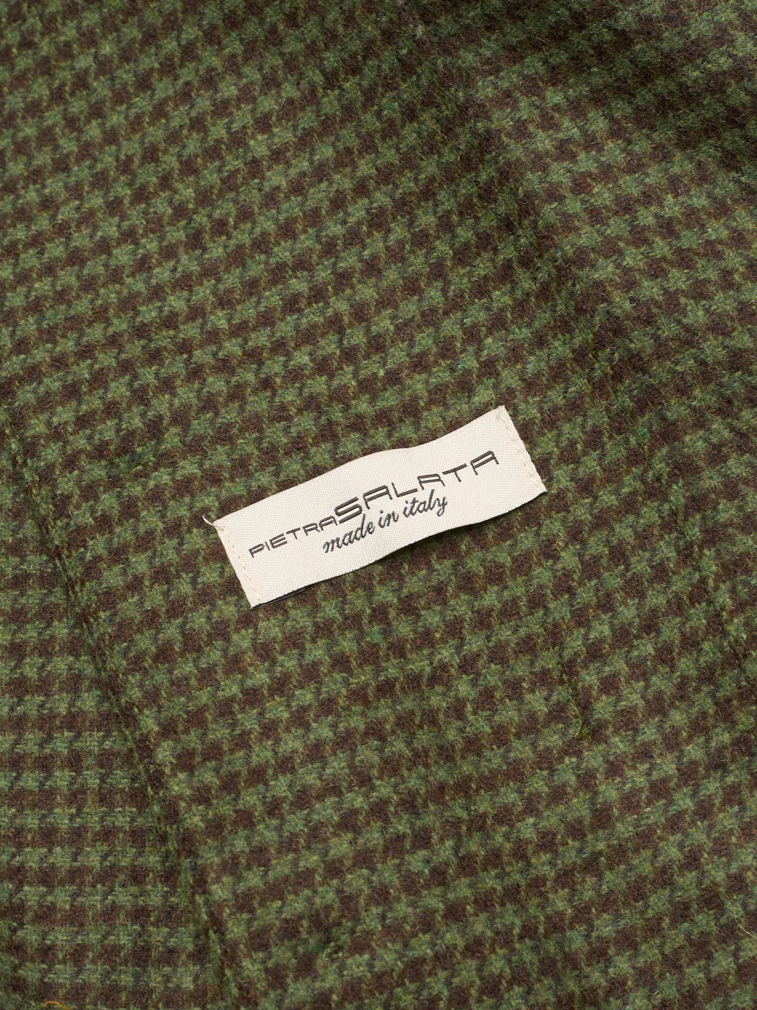 PIETRA SALATA Napoli John Green Pied de Poule Wool Travel Jacket NEW Slim