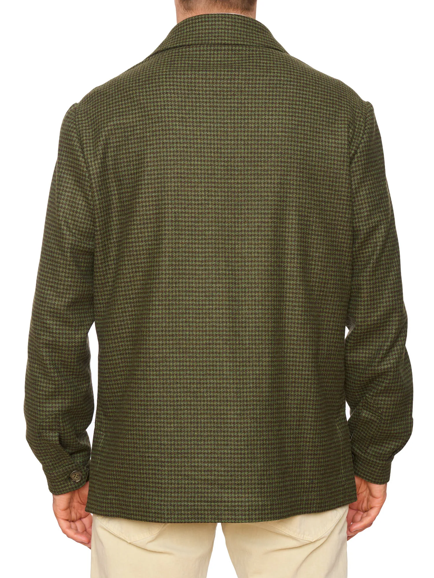 PIETRA SALATA Napoli John Green Pied de Poule Wool Travel Jacket NEW Slim
