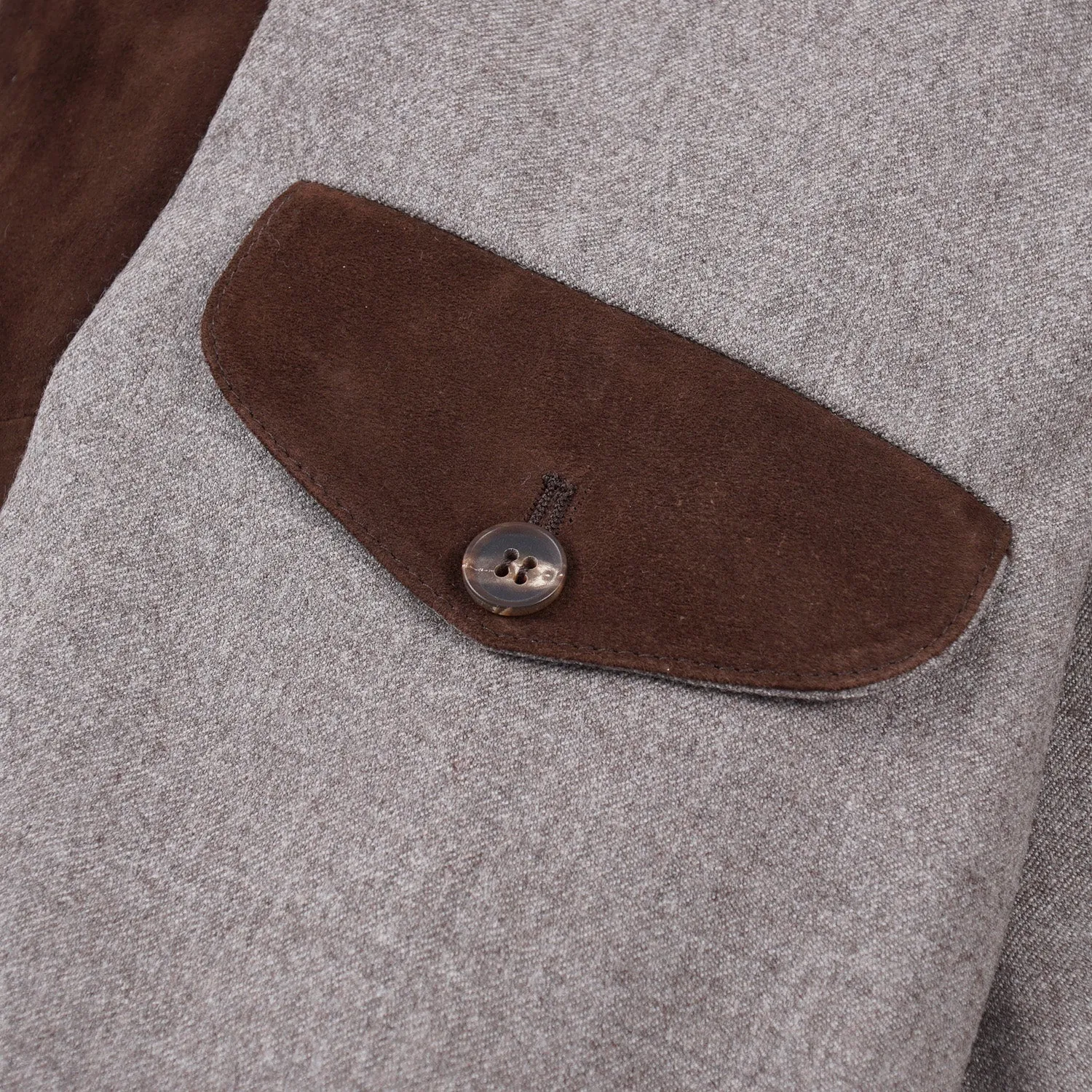 Rifugio Wool-Lined Suede Aviator Jacket
