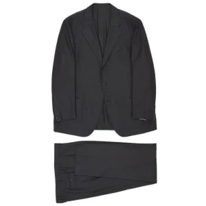 Sartoria CESARE ATTOLINI Napoli Handmade Gray Super 110's Suit 62 NEW US 52
