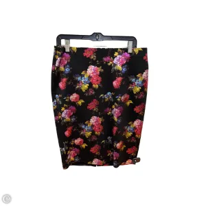 Skirt Midi By New York And Co In Floral Print. Size: M